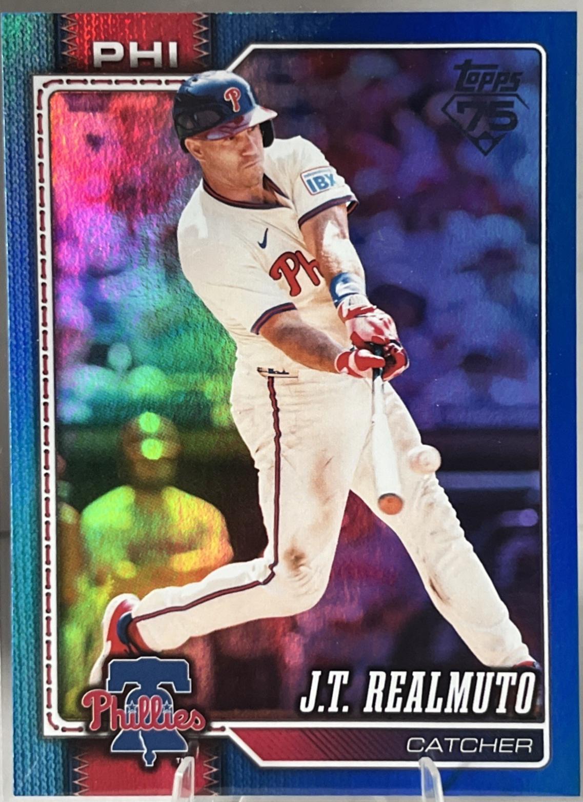 J.T. Realmuto [Holo Foil Blue] #363