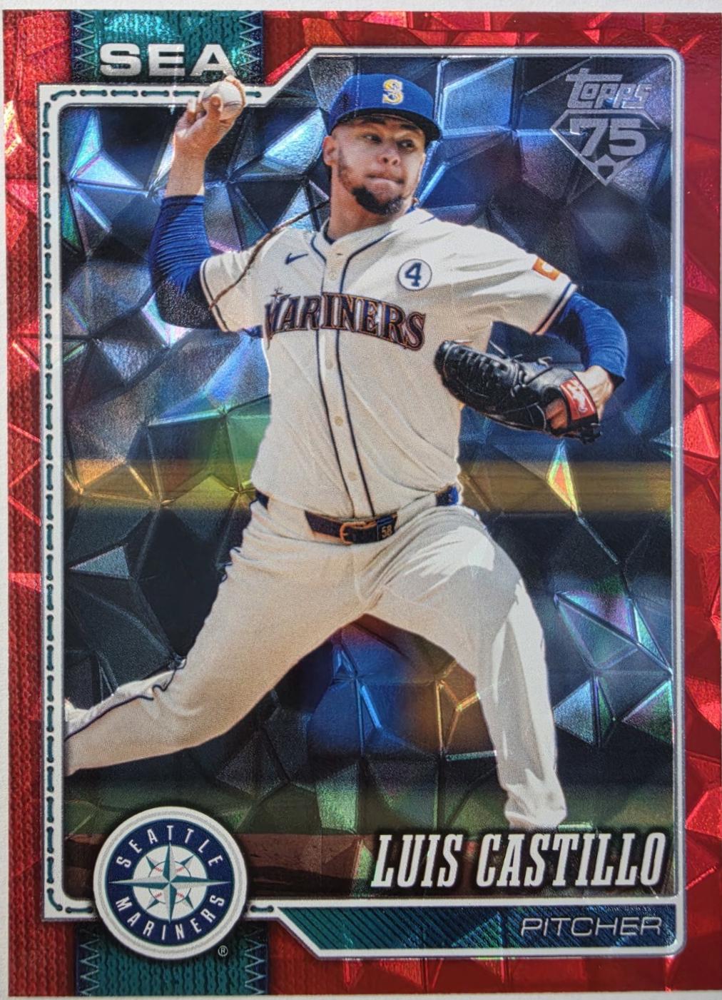 Luis Castillo [Red Diamante Foil] #507