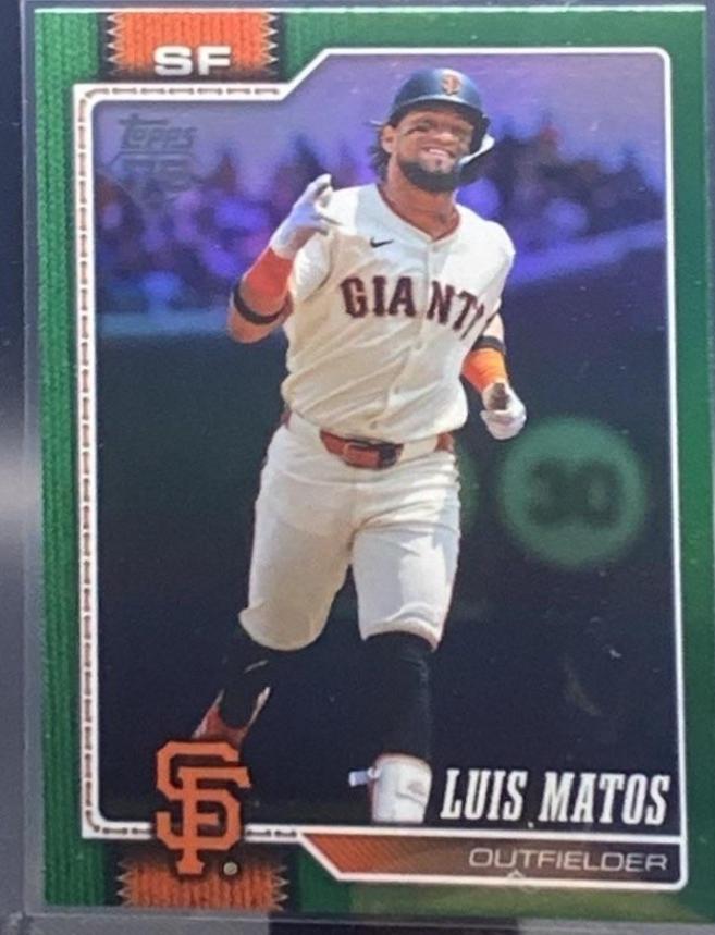 Luis Matos [Green Diamante Foil] #693