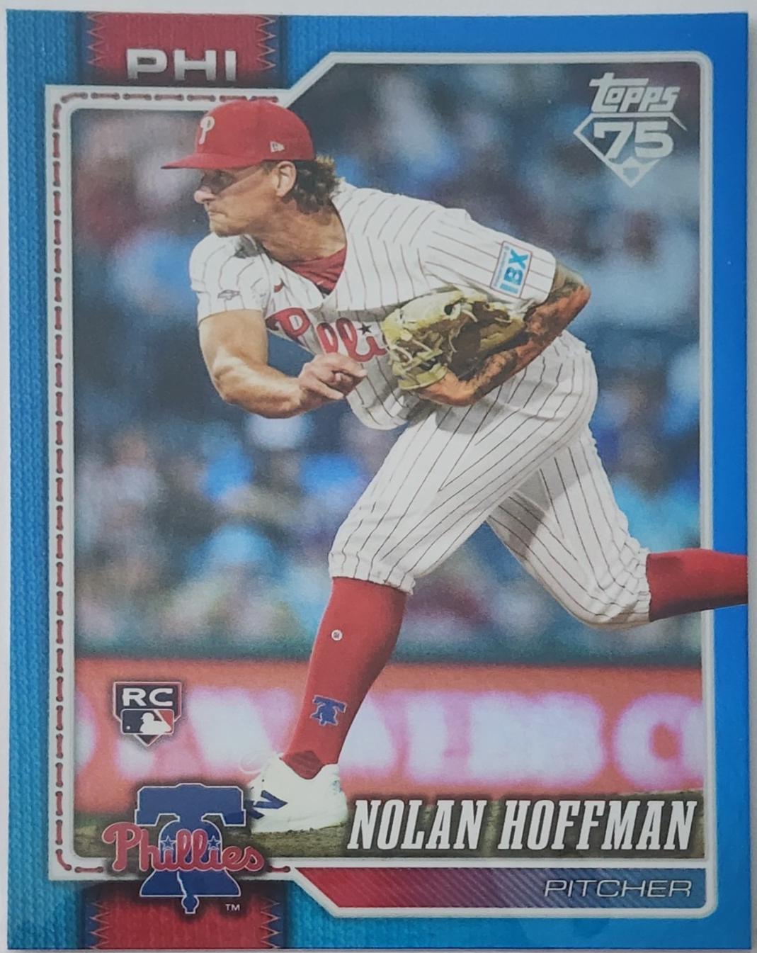Nolan Hoffman [Blue Rainbow Foil] #666