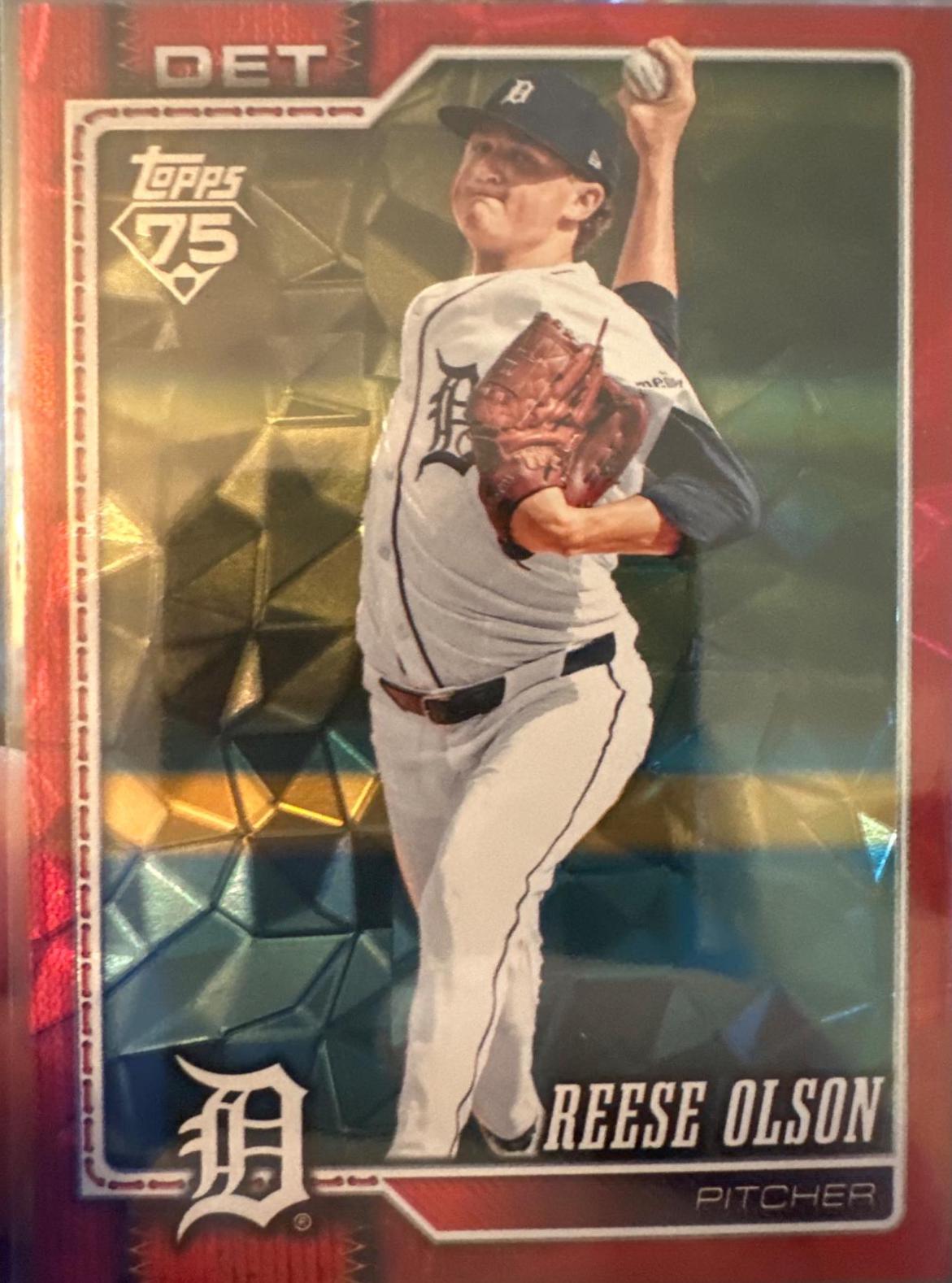 Reese Olson [Red Diamante Foil] #639