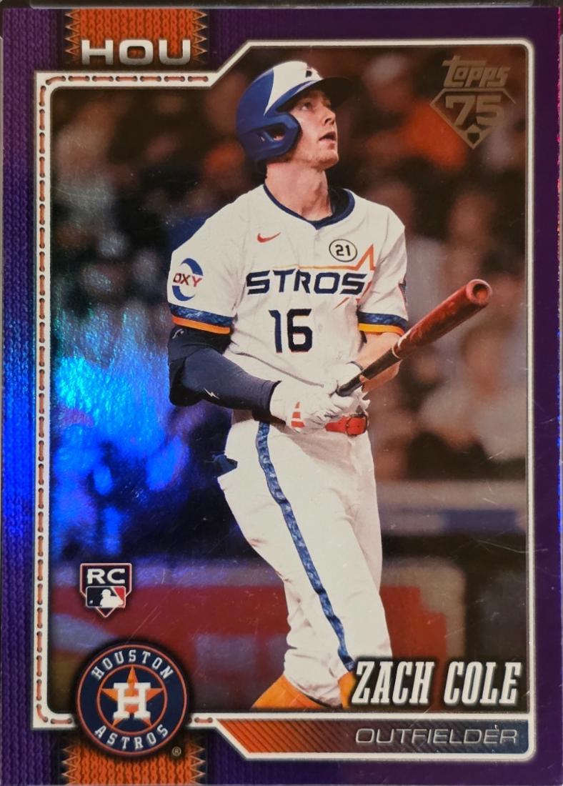 Zach Cole [Holo Foil Purple] #601