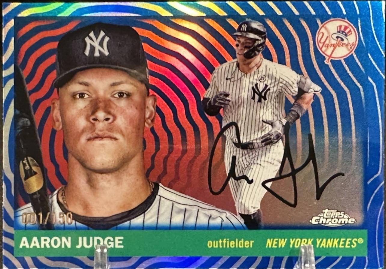 Aaron Judge [Blue Vibrations Refractor] #136