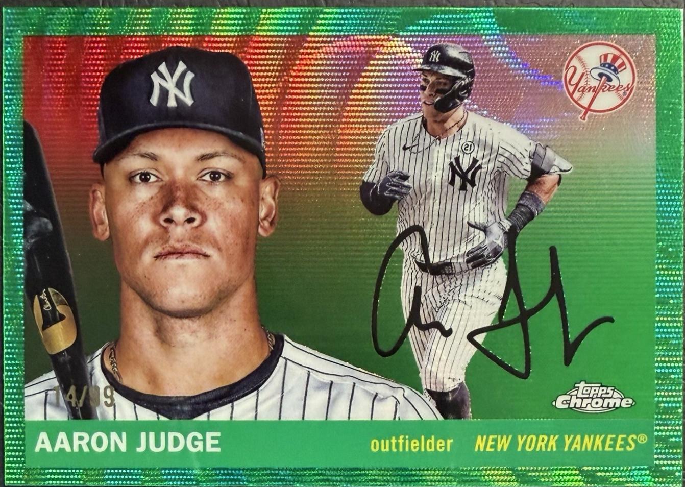 Aaron Judge [Green Wave Refractor] #136
