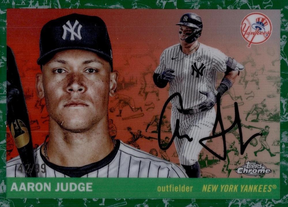 Aaron Judge [Toile White Green Refractor] #136