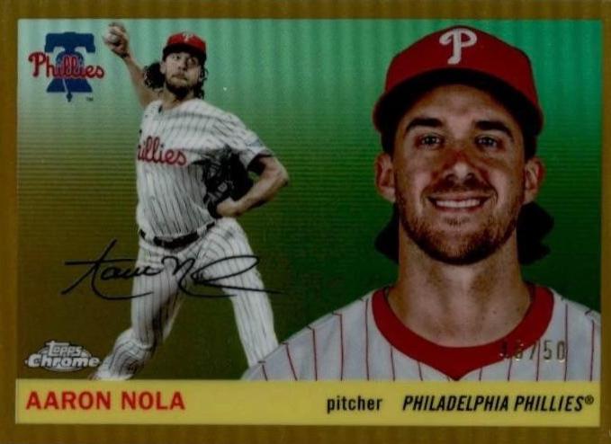 Aaron Nola [Gold Refractor] #156