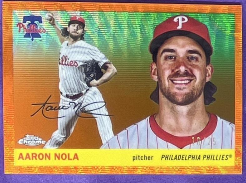 Aaron Nola [Orange Wave] #156
