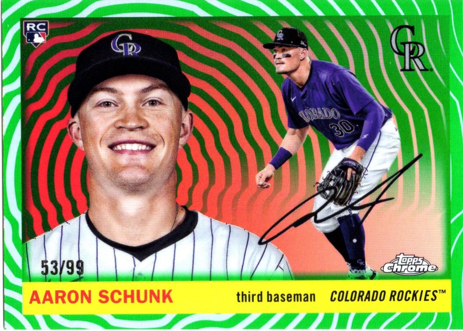 Aaron Schunk [Green Vibrations Refractor] #386