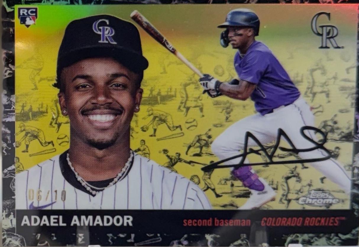 Adael Amador [Toile Cream Black Refractor] #358