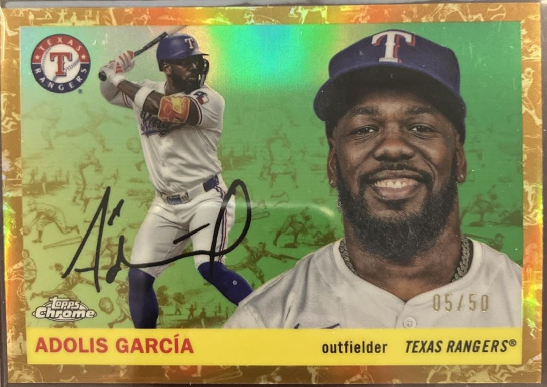 Adolis Garcia [Toile Cream Gold Refractor] #116