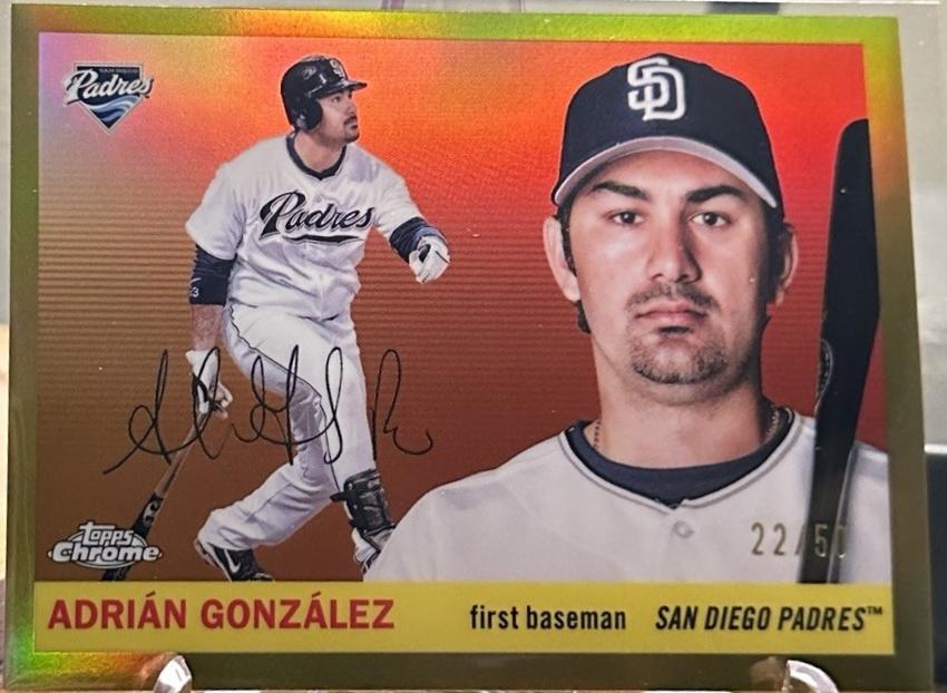 Adrian Gonzalez [Gold Refractor] #354