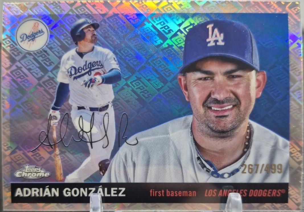 Adrian Gonzalez [Topps Refractor] #471