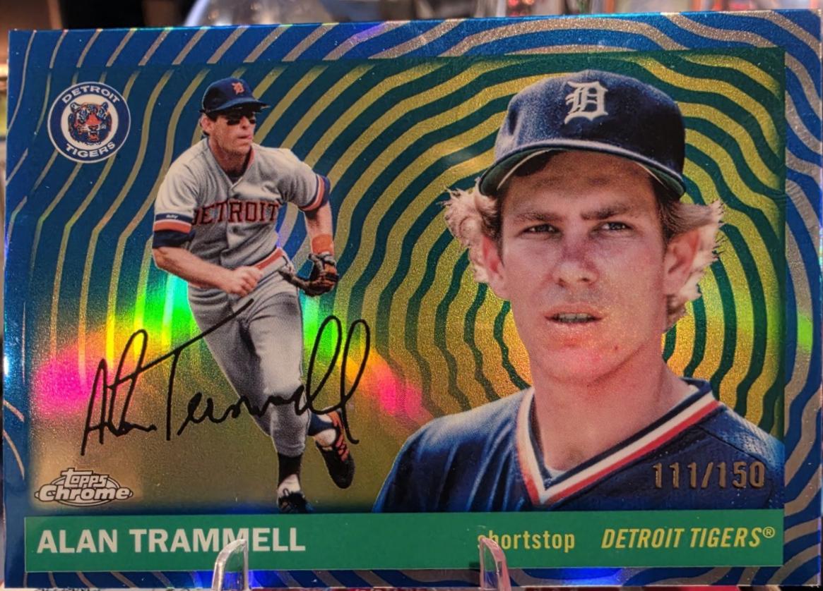 Alan Trammell [Blue Vibrations Refractor] #460