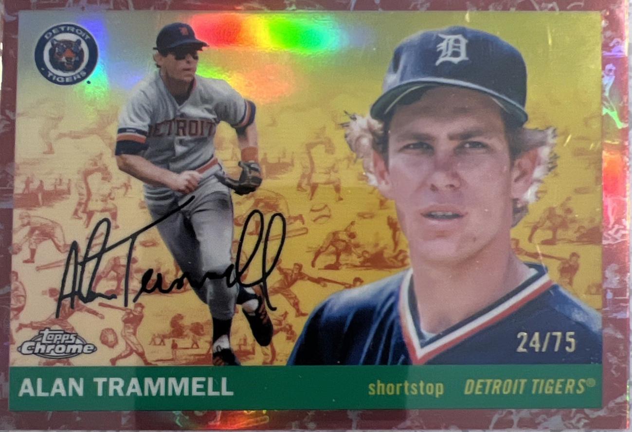 Alan Trammell [Toile Cream Rose Gold Refractor] #460