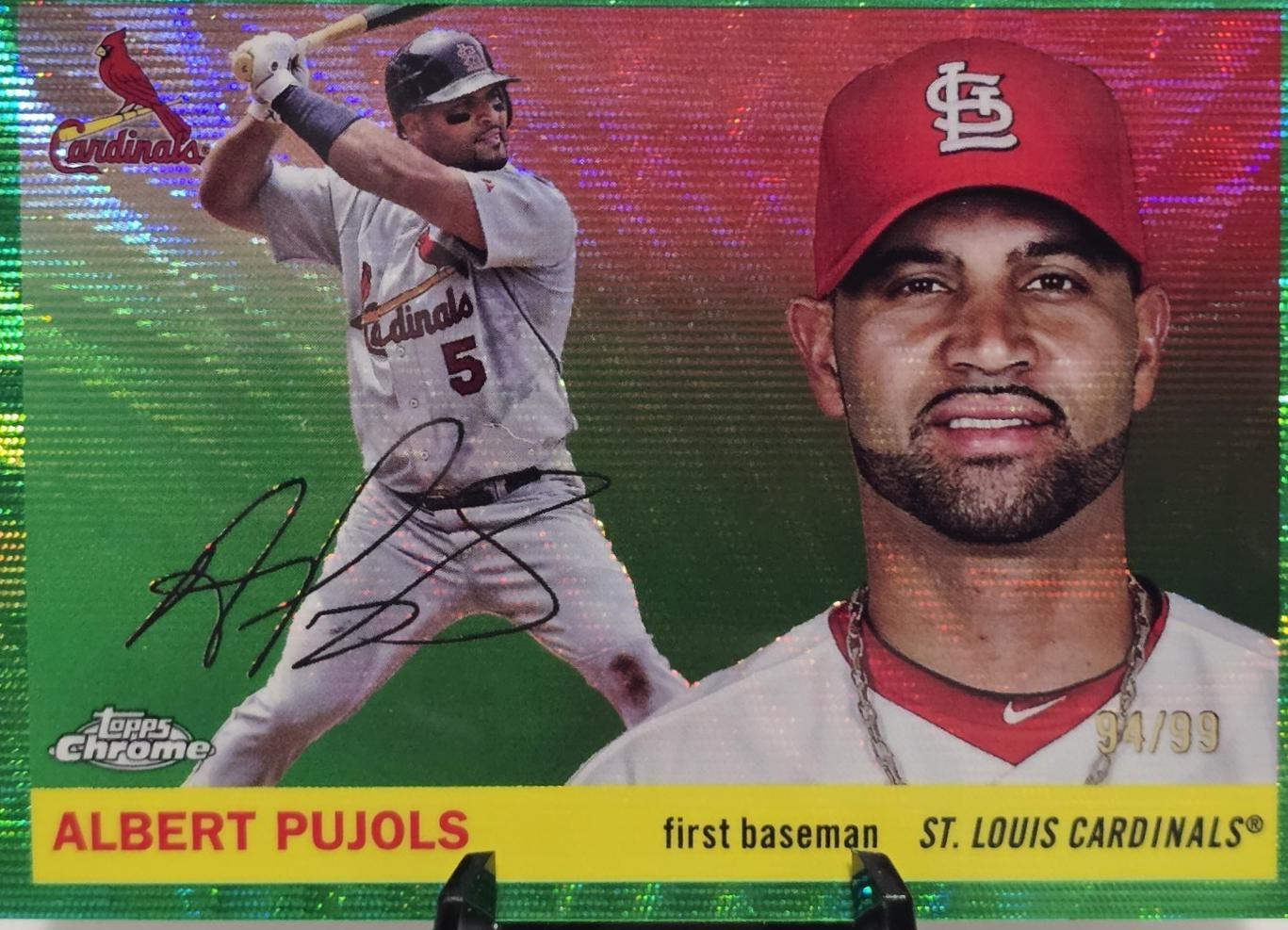 Albert Pujols [Green Wave Refractor] #461