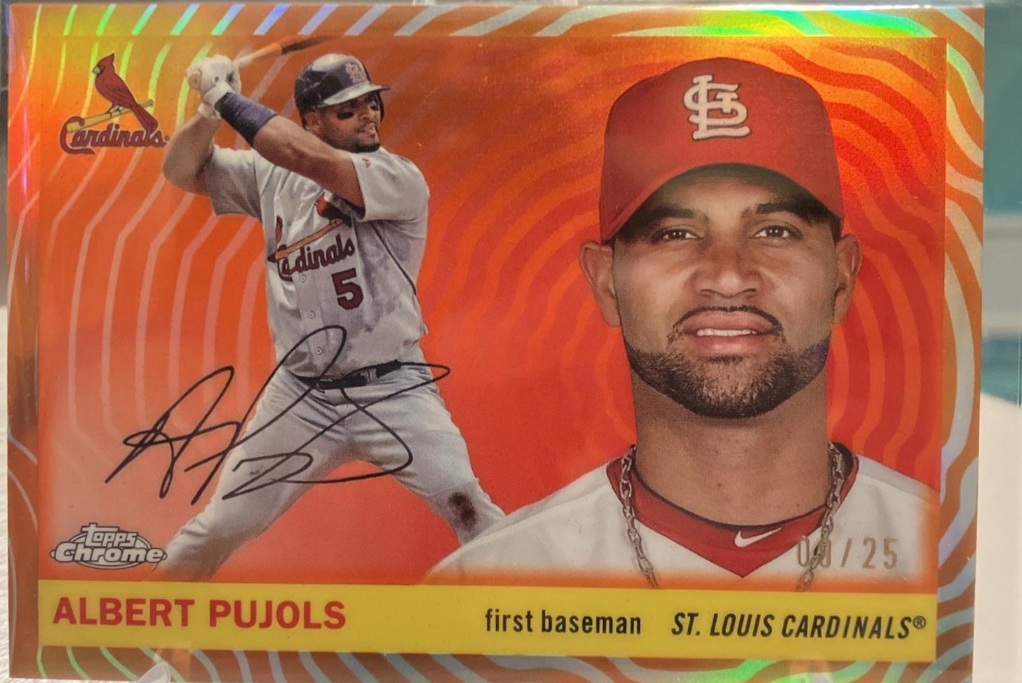 Albert Pujols [Orange Refractor] #461