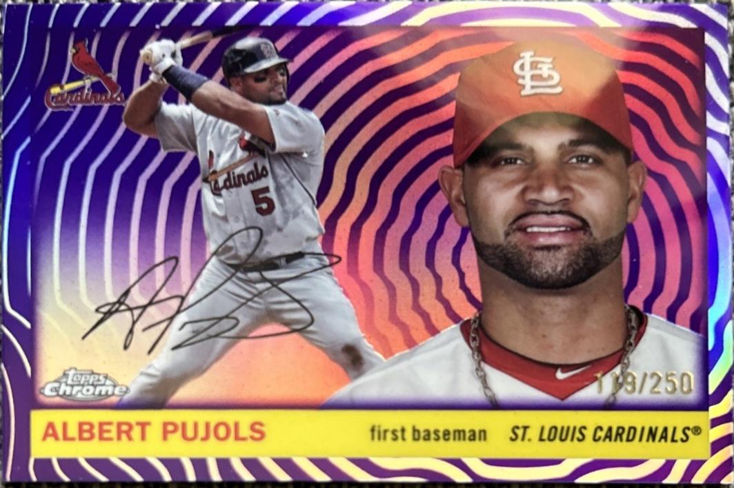 Albert Pujols [Vibrations Refractor] #461