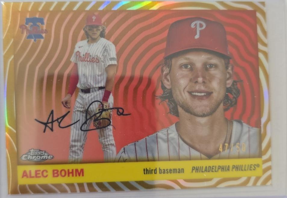 Alec Bohm [Gold Vibrations Refractor] #189