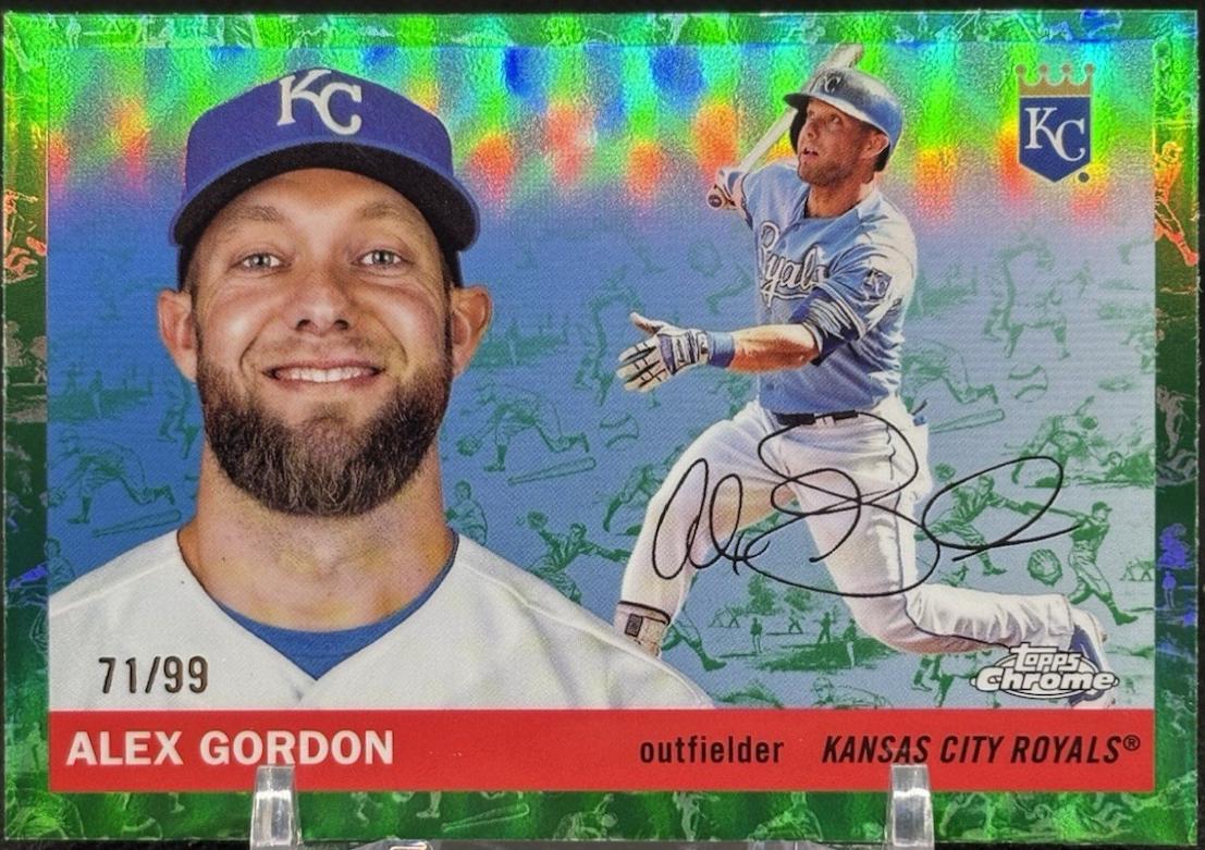 Alex Gordon [Toile White Green Refractor] #419