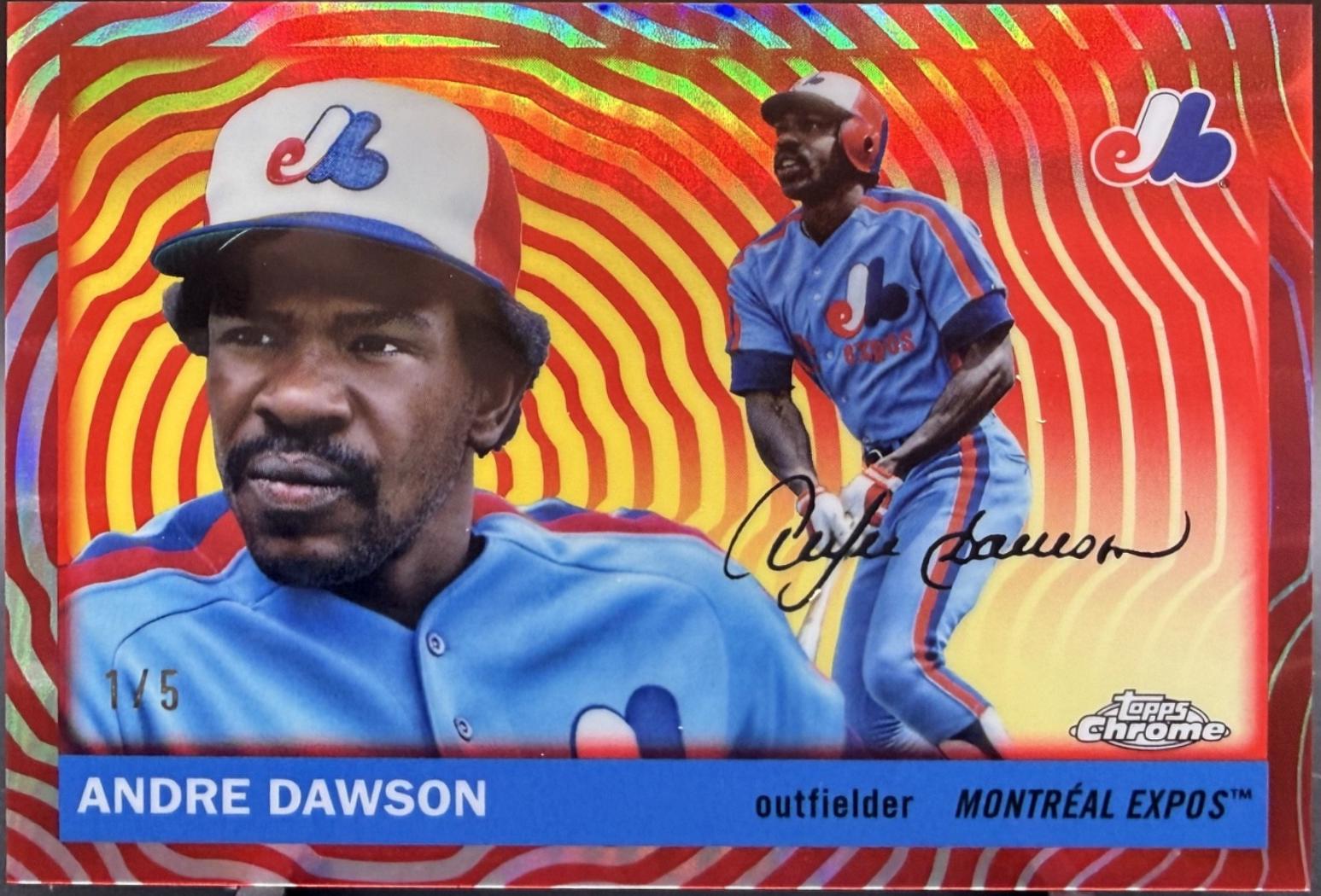 Andre Dawson [Red Vibrations Refractor] #425
