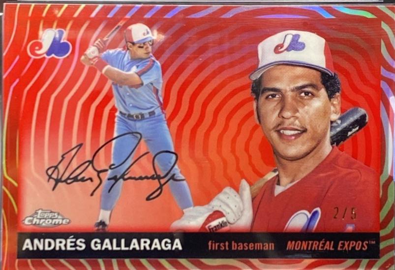 Andres Gallaraga [Red Vibrations Refractor] #242