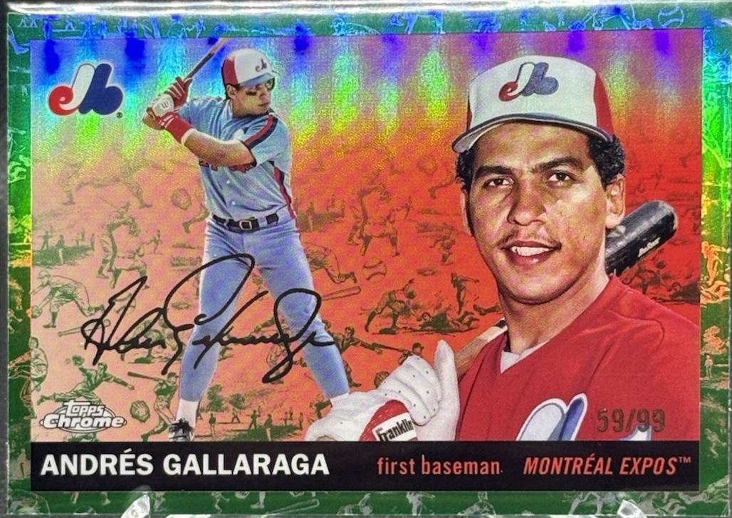Andres Gallaraga [Toile White Green Refractor] #242