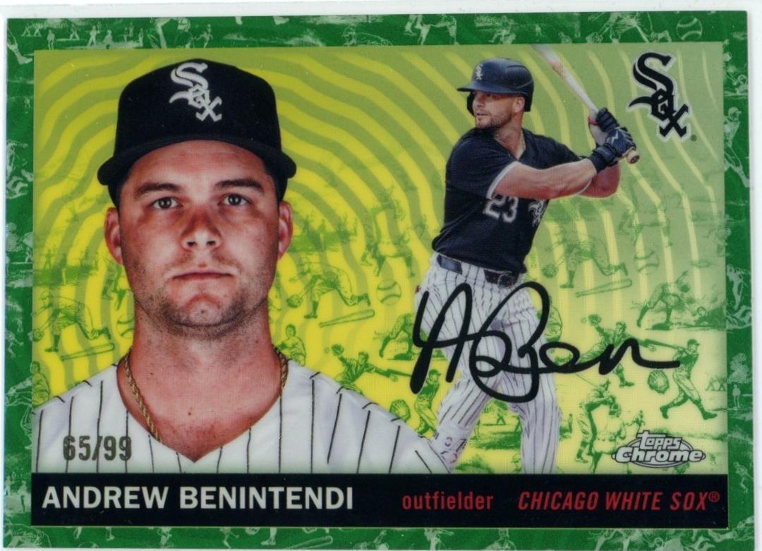 Andrew Benintendi [Toile White Green Refractor] #98