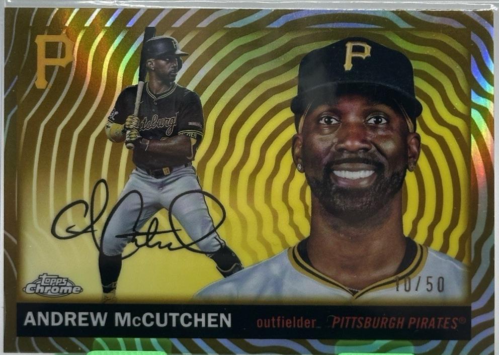 Andrew McCutchen [Gold Vibrations Refractor] #113