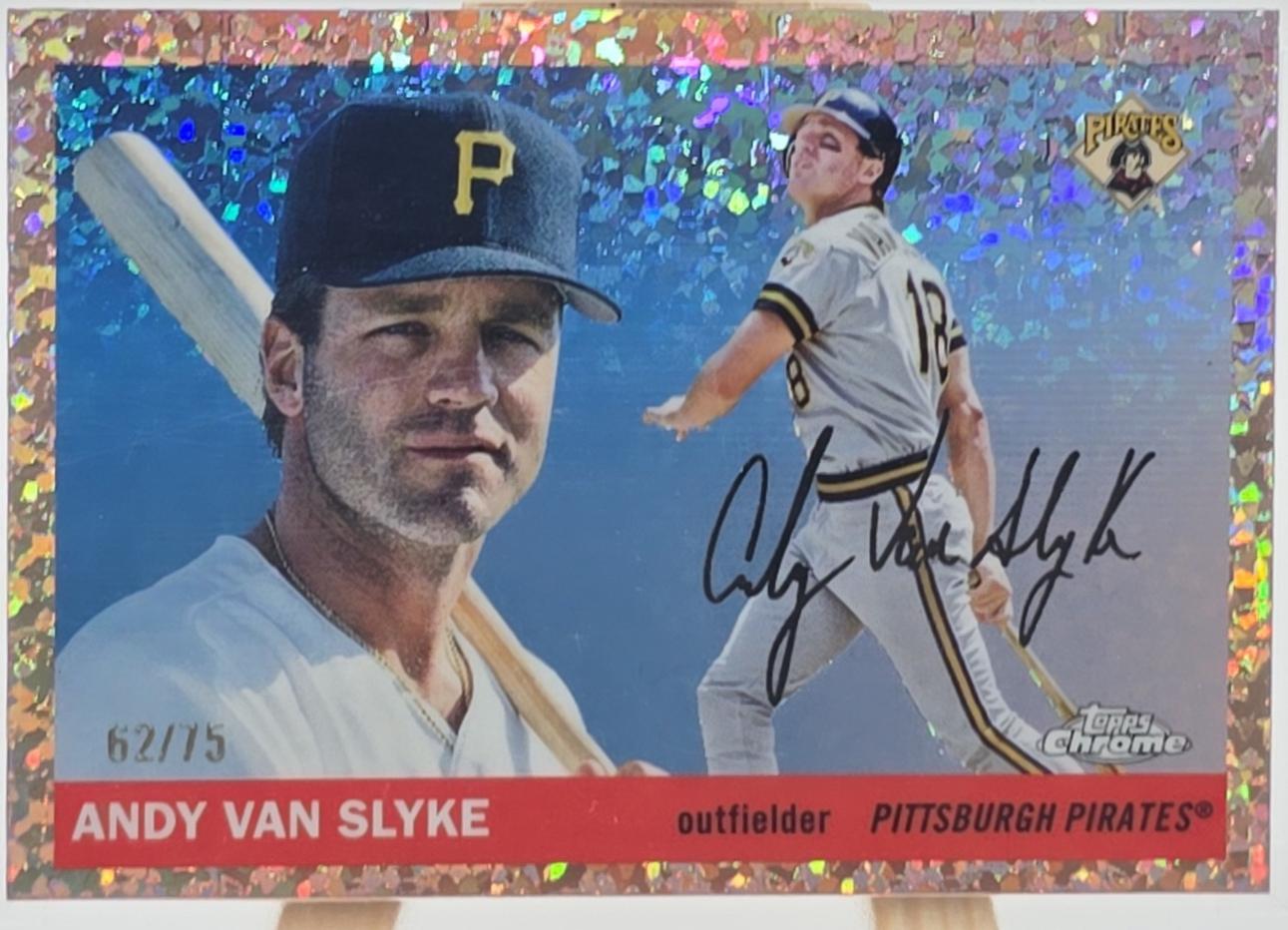 Andy Van Slyke [Rose Gold Mini-Diamond Refractor] #491