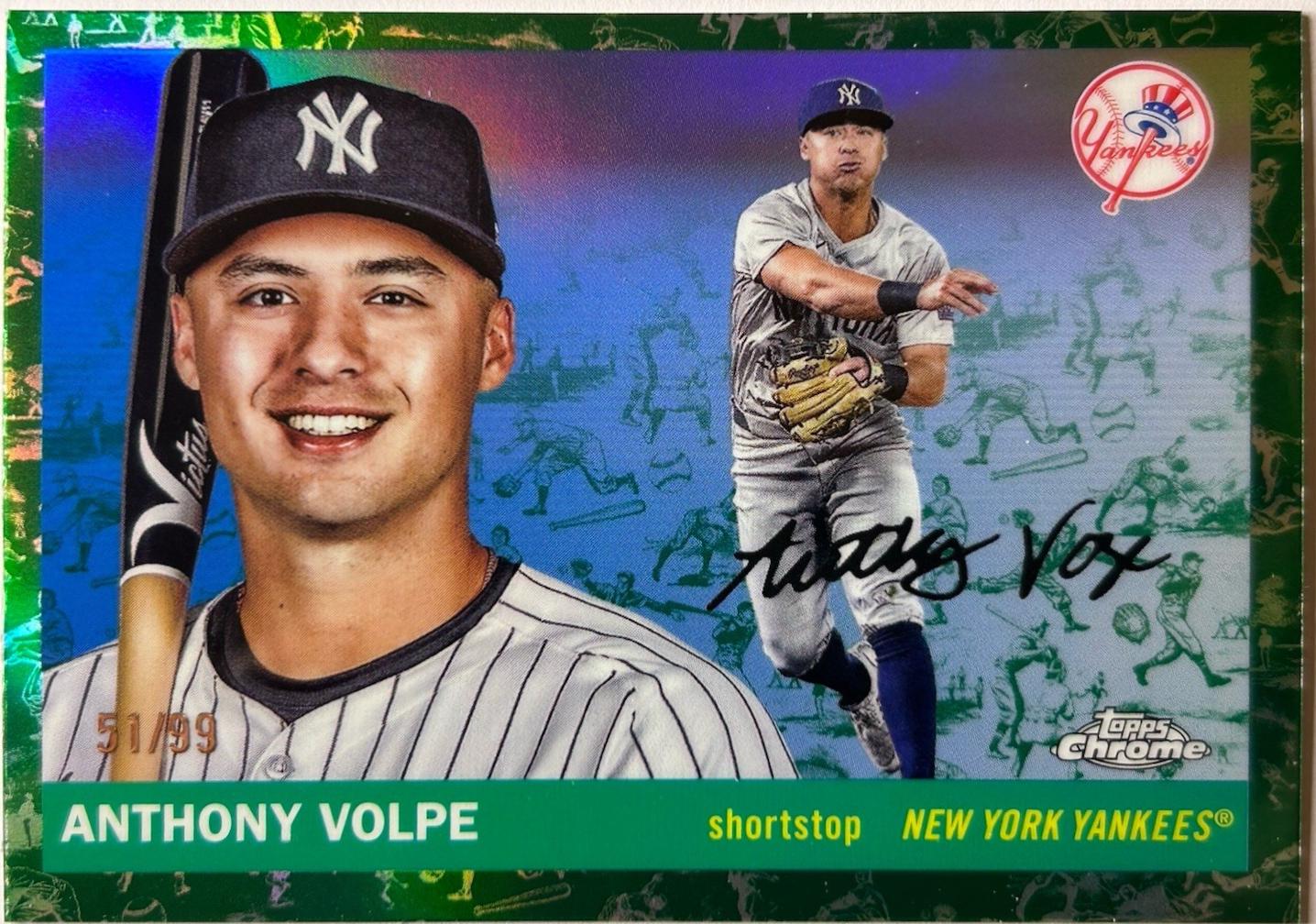 Anthony Volpe [Green Vibrations Refractor] #162