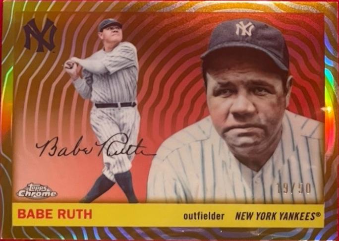 Babe Ruth [Gold Refractor] #418