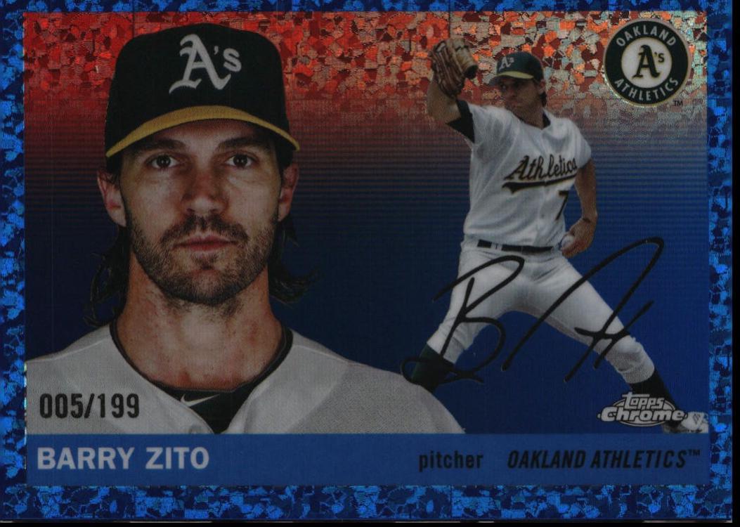Barry Zito [Blue Mini-Diamond Refractor] #365