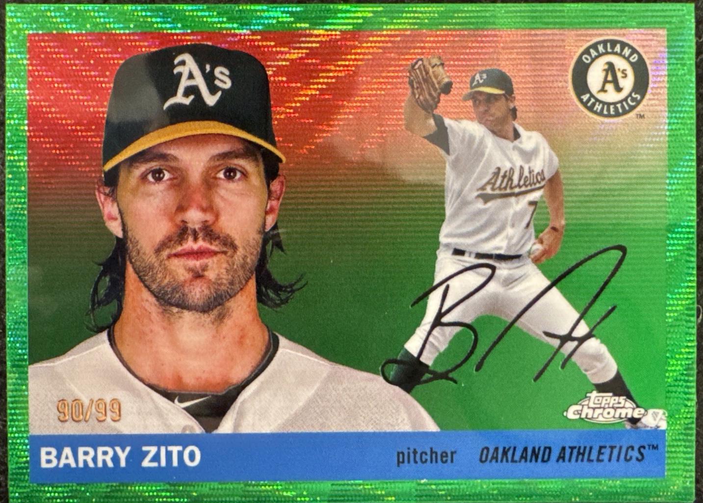 Barry Zito [Green Vibrations Refractor] #365
