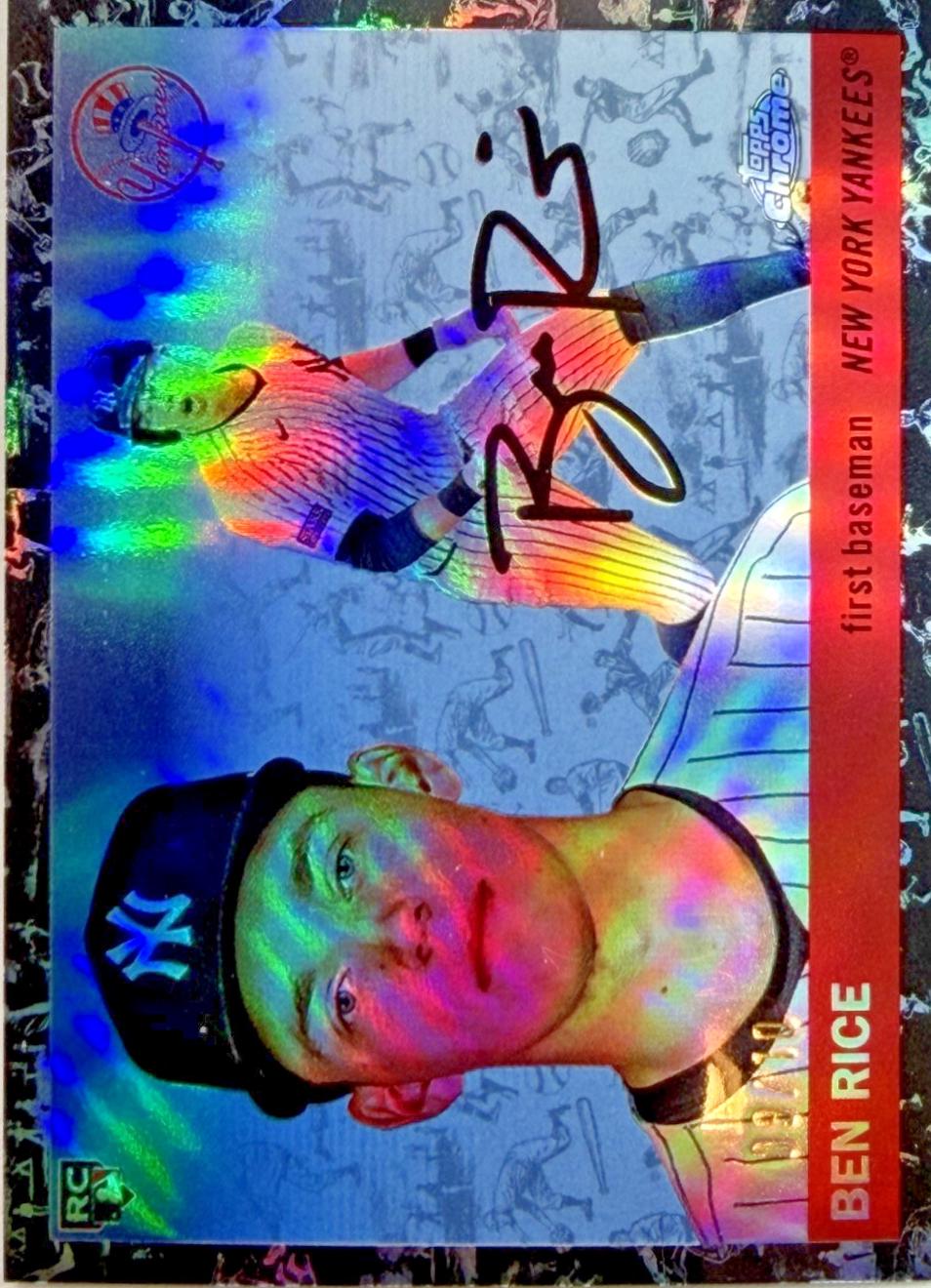 Ben Rice [Toile Cream Black Refractor] #311
