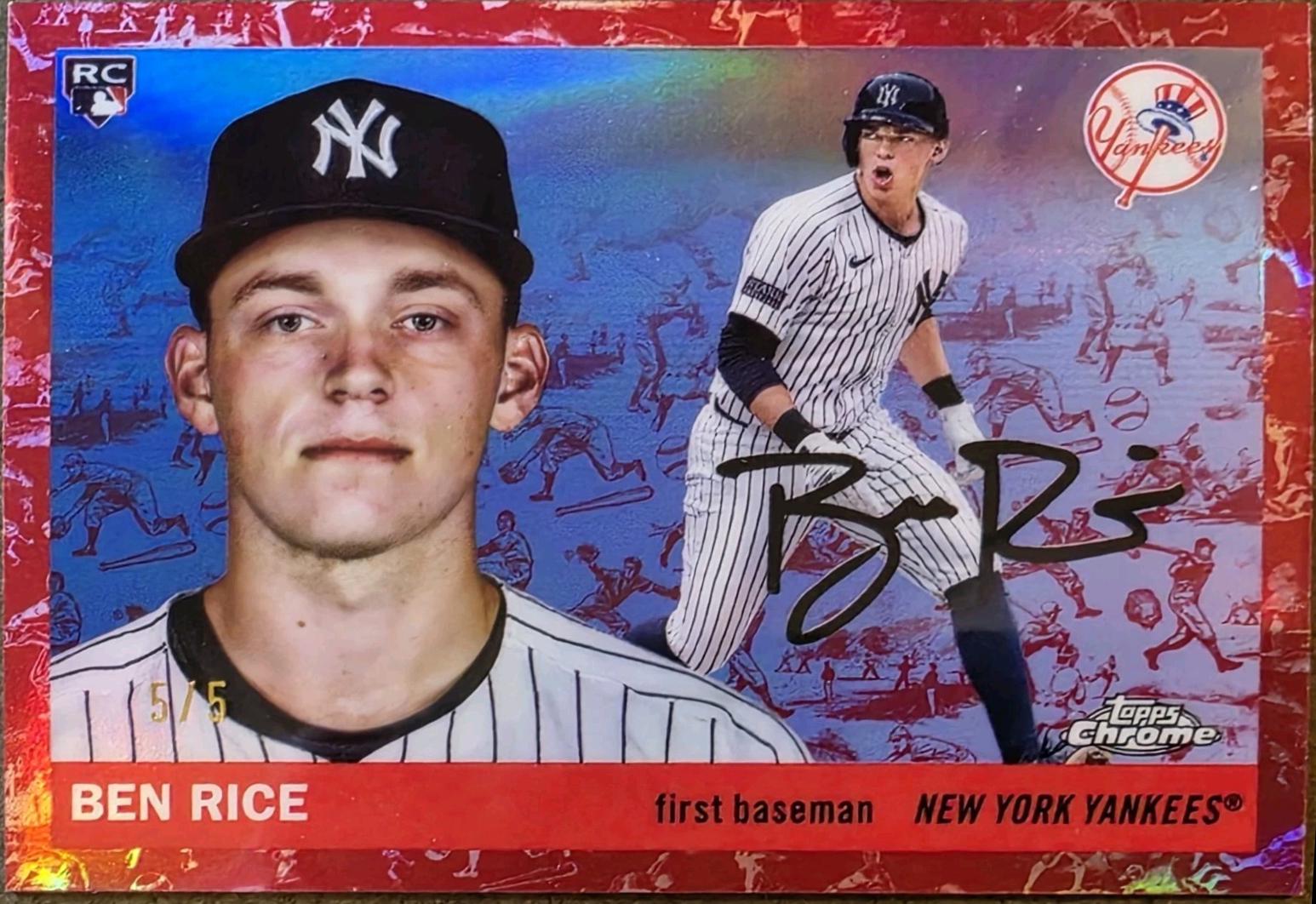 Ben Rice [Toile Cream Red Refractor] #311