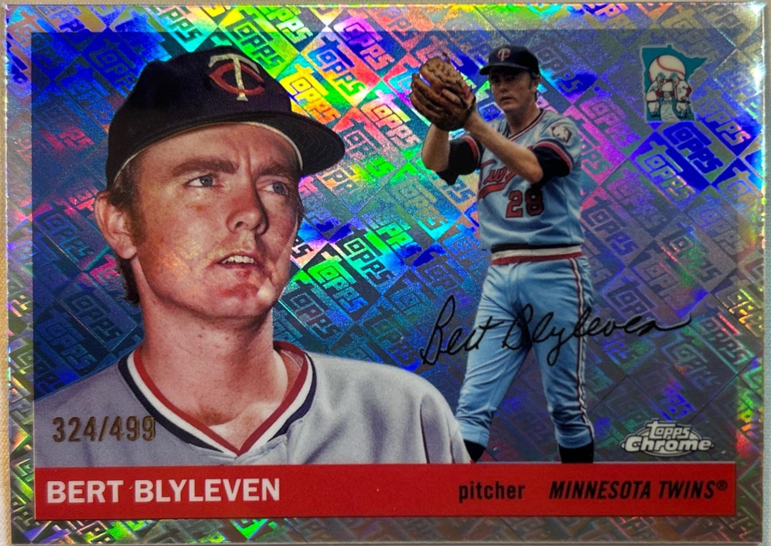 Bert Blyleven [Topps Refractor] #452