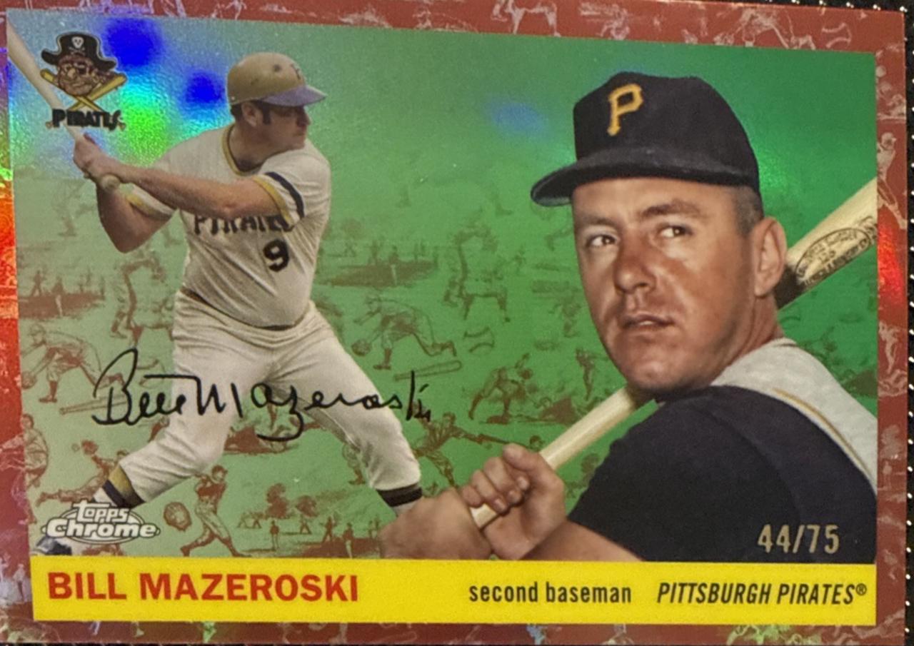 Bill Mazeroski [Toile Cream Rose Gold Refractor] #463