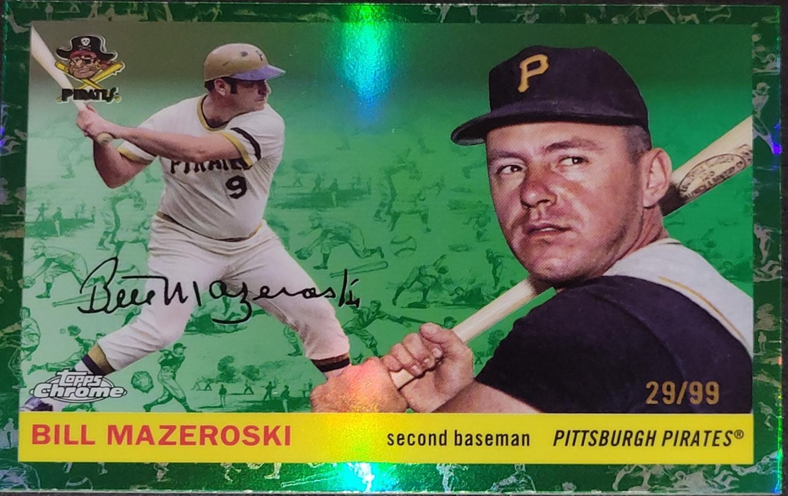 Bill Mazeroski [Toile White Green Refractor] #463