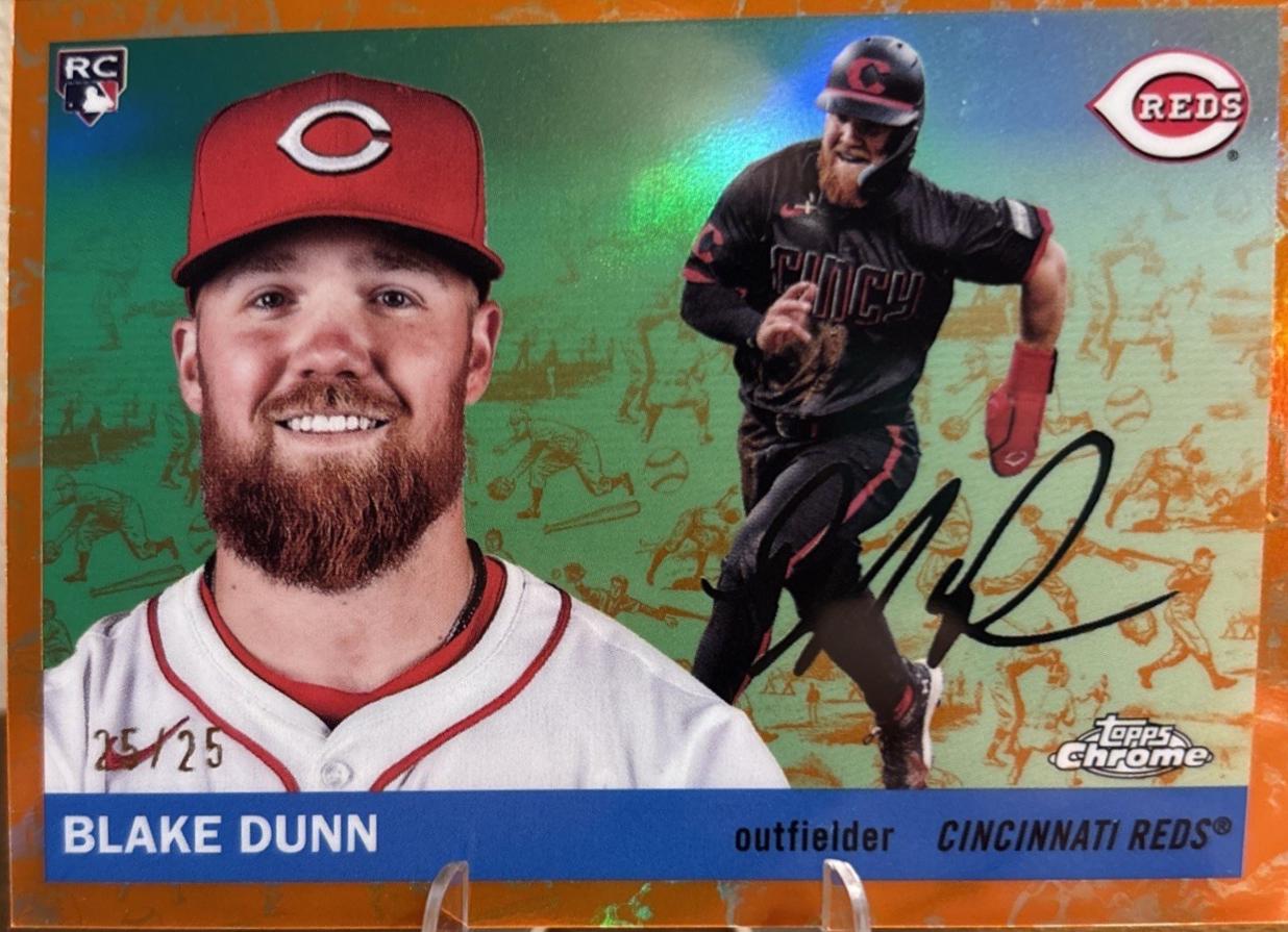 Blake Dunn [Toile White Orange Refractor] #322