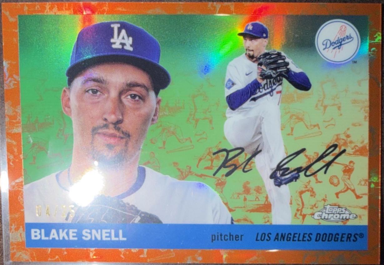 Blake Snell [Orange Wave] #33
