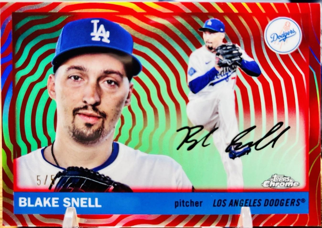 Blake Snell [Red Vibrations Refractor] #33