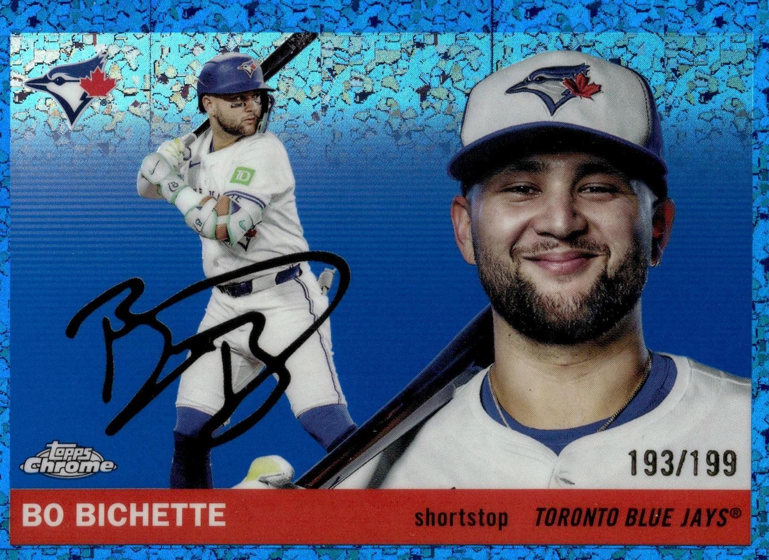 Bo Bichette [Blue Mini-Diamond Refractor] #115