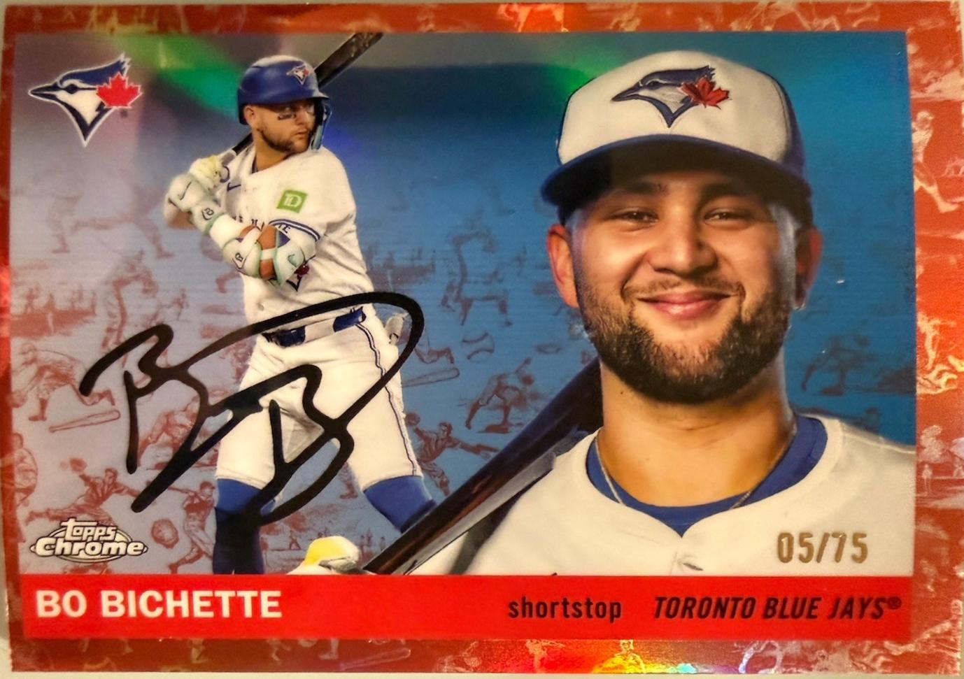Bo Bichette [Toile Cream Rose Gold Refractor] #115