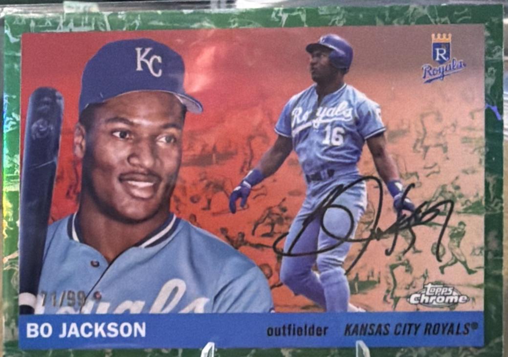 Bo Jackson [Green Vibrations Refractor] #248
