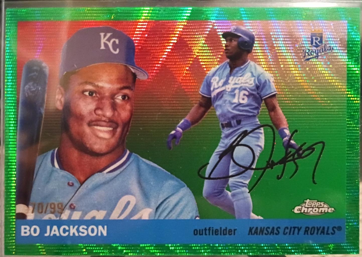 Bo Jackson [Green Wave Refractor] #248