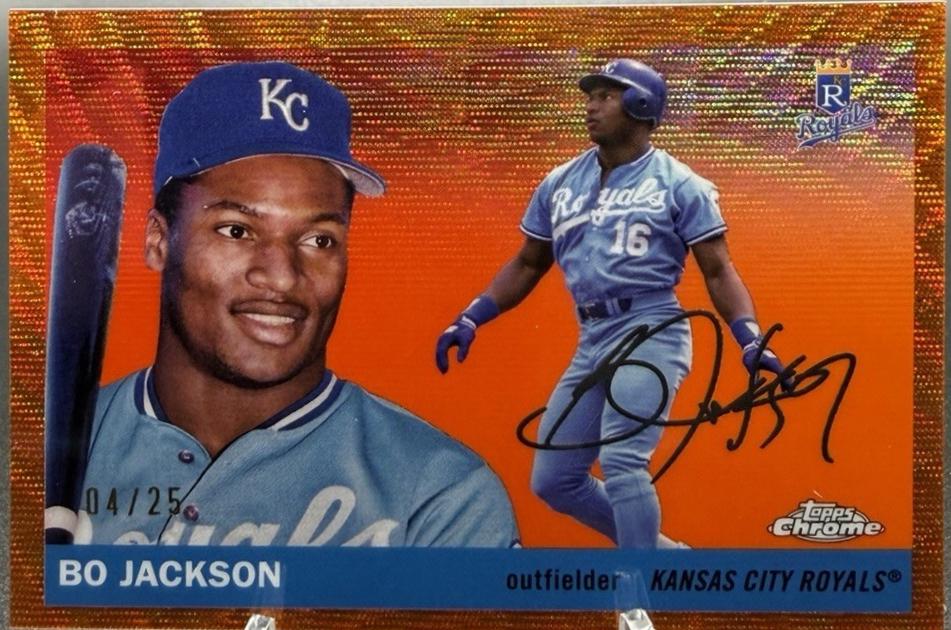 Bo Jackson [Orange Refractor] #248