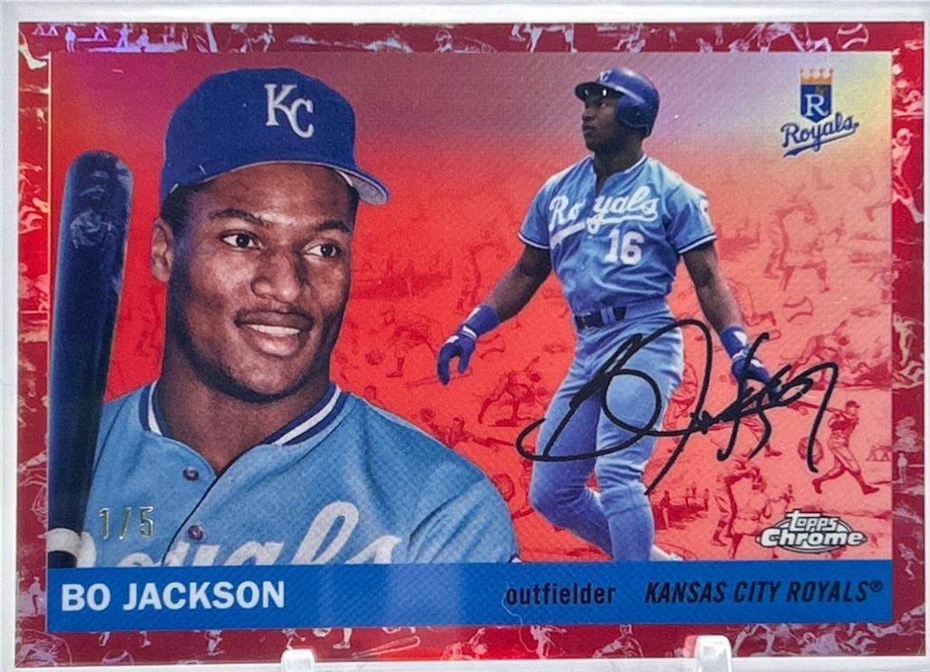 Bo Jackson [Toile Cream Red Refractor] #248