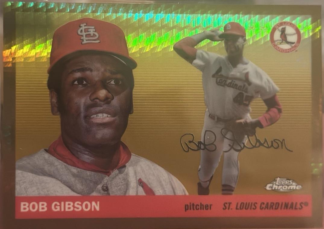 Bob Gibson [Gold Refractor] #408