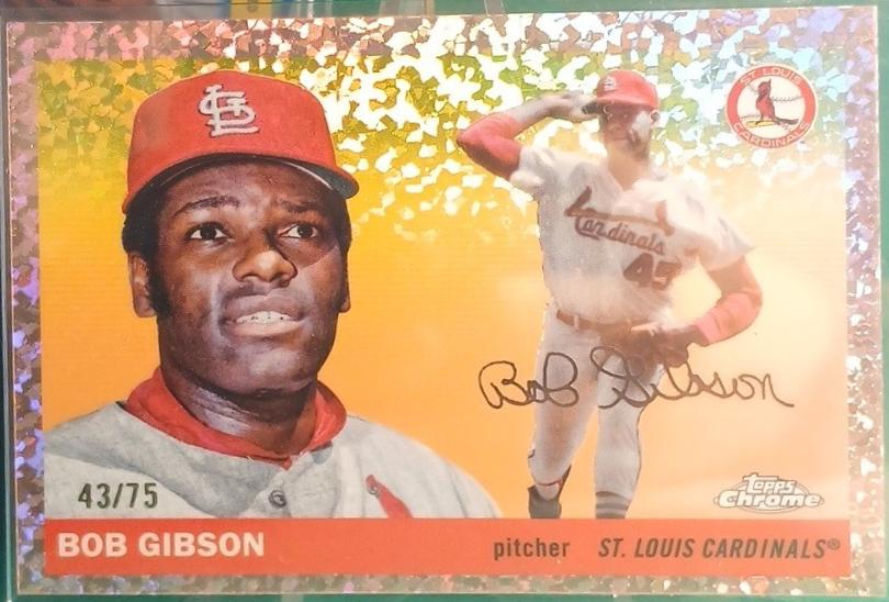 Bob Gibson [Rose Gold Mini-Diamond Refractor] #408