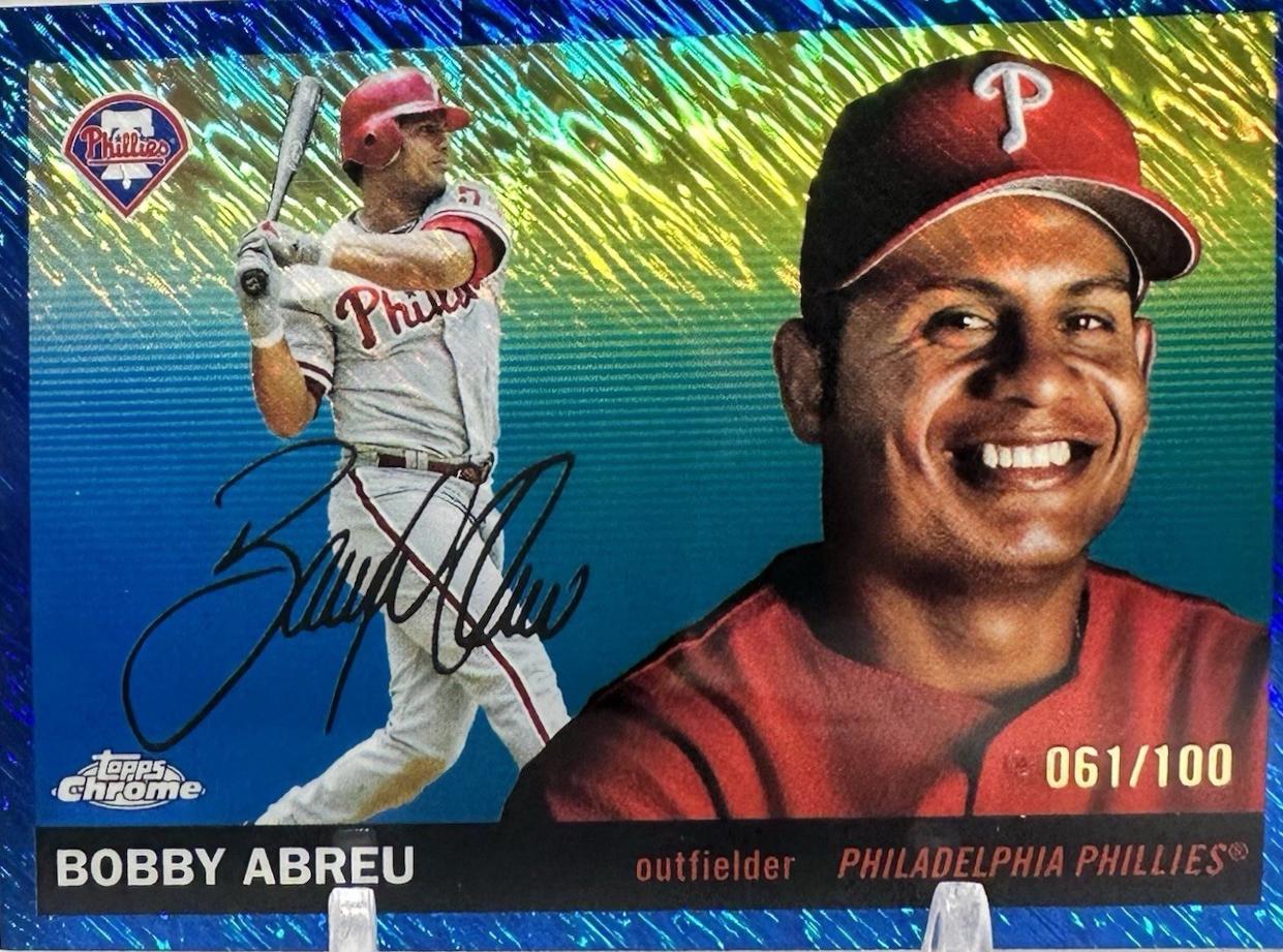 Bobby Abreu [Blue Shimmer Refractor] #412